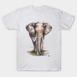 Elephant - Watercolor Wildlife T-Shirt